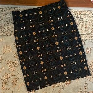 Patterned LuLaRoe Cassie Skirt | size XL